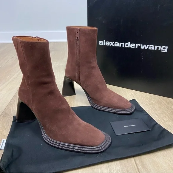 Alexander Wang Booker 85 Bootie in Espresso Size 37